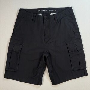 Fox‎ Racing Slambozo Cargo Shorts 2.0 Men's 33x9 Black Ripstop Flap Pocket Logo